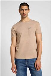 ΑΝΔΡΙΚΟ T-SHIRT ΜΕ ΤΣΕΠΗ SLIM FIT ''ULTIMATE POCKET TEE'' - 112355559 ΜΠΕΖ LEE