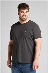 ΑΝΔΡΙΚΟ T-SHIRT ΜΟΝΟΧΡΩΜΟ ΜΕ LOGO PATCH REGULAR FIT - L60UFQON-** ΓΚΡΙ LEE
