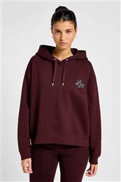 ΓΥΝΑΙΚΕΙΑ ΜΠΛΟΥΖΑ ΦΟΥΤΕΡ RELAXED FIT ''LOGO HOODIE'' - 112355175 ΜΠΟΡΝΤΟ LEE από το NOTOS