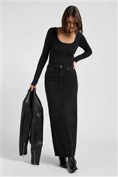 ΓΥΝΑΙΚΕΙΑ DENIM MAXI ΦΟΥΣΤΑ ΜΕ ΑΝΟΙΓΜΑ - 112370882 ΜΑΥΡΟ LEE