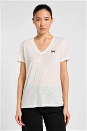 ΓΥΝΑΙΚΕΙΟ T-SHIRT ΜΕ V REGULAR FIT - 112355219 ΕΚΡΟΥ LEE