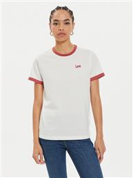 T-SHIRT RINGER 112355184 ΛΕΥΚΟ REGULAR FIT LEE από το MODIVO