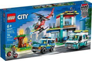 CITY EMERGENCY VEHICLES HQ (60371) LEGO από το PLUS4U