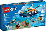 CITY EXPLORATION 60377 EXPLORER DIVING BOAT LEGO