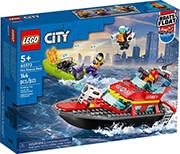 CITY FIRE 60373 FIRE RESCUE BOAT LEGO