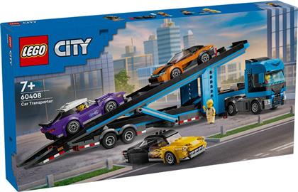 CITY CAR TRANSPORTER TRUCK WITH SPORTS CARS 60408 LEGO