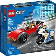 CITY POLICE 60392 POLICE BIKE CAR CHASE LEGO