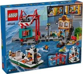 CITY SEASIDE HARBOR WITH CARGO SHIP (60422) LEGO από το PLUS4U