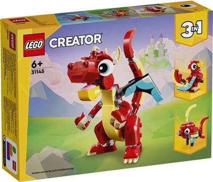 3 IN 1 RED DRAGON 31145 LEGO