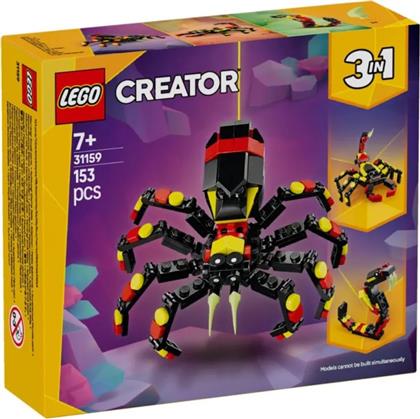 CREATOR 3IN1 WILD ANIMALS: SURPRISING SPIDER 31159 LEGO