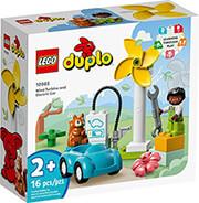 DUPLO TOWN 10985 WIND TURBINE AND ELECTRIC CAR LEGO