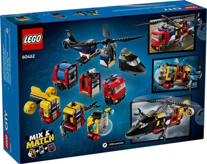 HELICOPTER, FIRE TRUCK - SUBMARINE REMIX (60462) LEGO