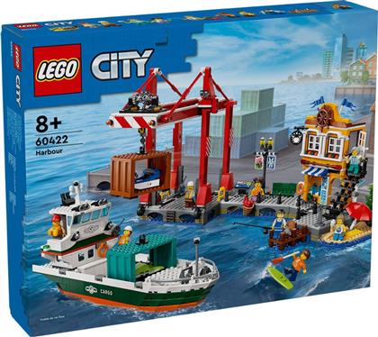 CITY SEASIDE HARBOR WITH CARGO SHIP 60422 LEGO από το TOYSCENTER