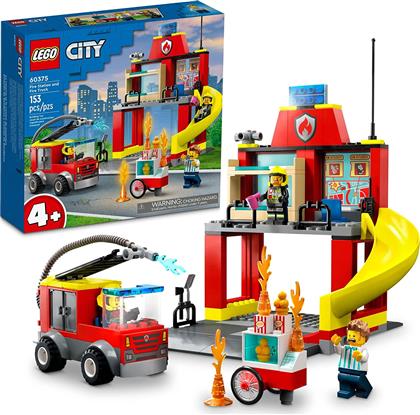 CITY FIRE STATION AND FIRE TRUCK 60375 LEGO