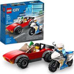 CITY POLICE BIKE CAR CHASE 60392 LEGO από το TOYSCENTER