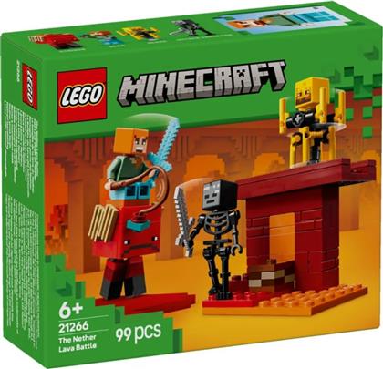 MINECRAFT THE NETHER LAVA BATTLE 21266 LEGO