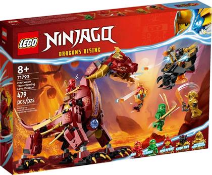 NINJAGO HEATWAVE TRANSFORMING LAVA DRAGON 71793 LEGO από το TOYSCENTER