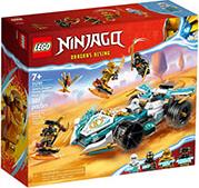 NINJAGO 71791 ZANES DRAGON POWER SPINJITZU RACE CAR LEGO