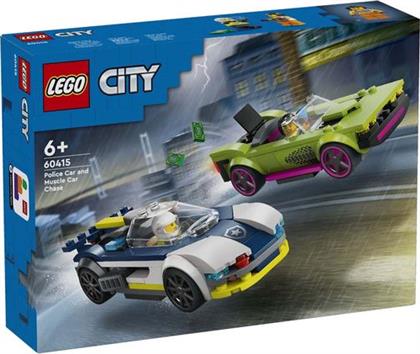 POLICE CAR AND MUSCLE CAR CHASE 60415 ΠΑΙΧΝΙΔΙ LEGO