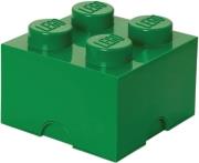 STORAGE BRICK 4 DARK GREEN LEGO