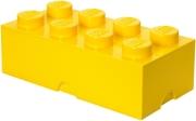 STORAGE BRICK 8 YELLOW LEGO