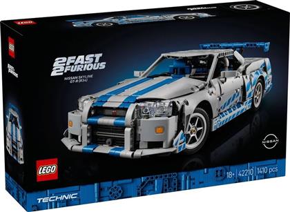 TECHNIC 2 FAST 2 FURIOUS NISSAN SKYLINE GT-R (R34) (42210) LEGO