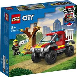 CITY 4X4 FIRE TRUCK RESCUE (60393) LEGO από το MOUSTAKAS