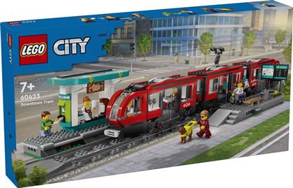 CITY DOWNTOWN STREETCAR & STATION (60423) LEGO από το MOUSTAKAS