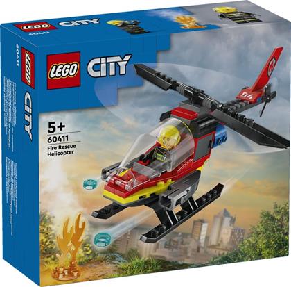 CITY FIRE RESCUE HELICOPTER (60411) LEGO από το MOUSTAKAS