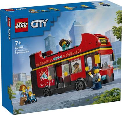 CITY RED DOUBLE-DECKER SIGHTSEEING BUS (60407) LEGO από το MOUSTAKAS