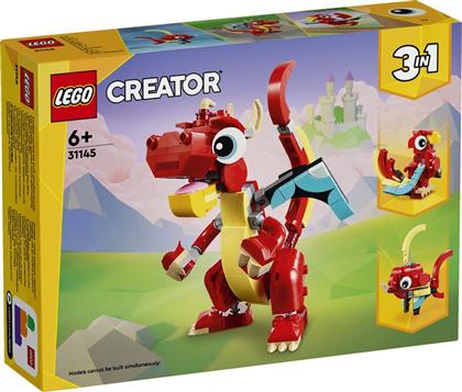 CREATOR 3IN1 RED DRAGON (31145) LEGO από το MOUSTAKAS