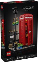IDEAS RED LONDON TELEPHONE BOX (21347) LEGO από το MOUSTAKAS
