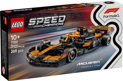 SPEED CHAMPIONS MCLAREN F1 TEAM MCL38 RACE CAR (77251) LEGO