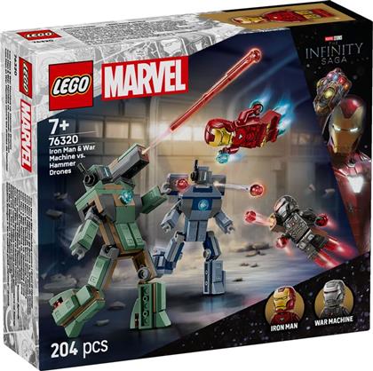 SUPER HEROES IRON MAN & WAR MACHINE VS. HAMMER DRONES (76320) LEGO