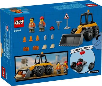 YELLOW CONSTRUCTION WHEEL LOADER (60450) LEGO