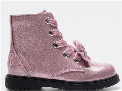 ΠΑΙΔΙΚΑ ΜΠΟΤΑΚΙΑ ΓΙΑ ΚΟΡΙΤΣΙΑ PINK BOWS (ΜΕΓΕΘΗ 26-35) - ΜΑΥΡΟ LELLI KELLY