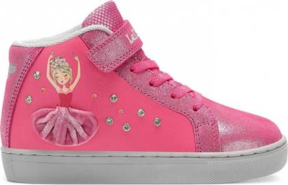 ΠΑΙΔΙΚΑ SNEAKERS ΜΟΝΟΧΡΩΜΑ ΜΕ GLITTER ΚΑΙ ΣΧΕΔΙΑ ΣΤΟ ΠΛΑΙ - LKAL2286 ΡΟΖ LELLI KELLY