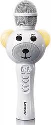 BMC-060WH KARAOKE MIC. BLUETOOTH USB SD LIGHTS AUX OUT LENCO