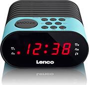 CR-07 CLOCK RADIO WITH PLL FM AND LED DISPLAY BLUE LENCO