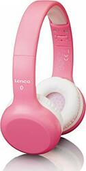 HPB-110PK KIDS BLUETOOTH HEADPHONE STICKERS PINK LENCO