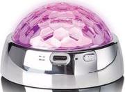 TTA-080SI RECORD STABILISER WITH RGB LIGHT EFFECTS AND DISCO BALL IN ONE SILVER LENCO