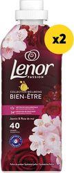 ΜΑΛΑΚΤΙΚΟ ΡΟΥΧΩΝ PASSION JASMINE & ROSE 80ΜΕΖ (2X40MEZ) LENOR