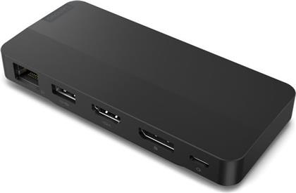 DOCKING STATION 5-PORT ΣΥΜΒΑΤΟ ΜΕ USB-C - ΜΑΥΡΟ LENOVO