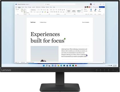 L24-4E MONITOR 23.8 FHD IPS FLAT 100HZ 6MS LENOVO