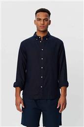 ΑΝΔΡΙΚΟ ΛΙΝΟ ΠΟΥΚΑΜΙΣΟ BUTTON DOWN REGULAR FIT ''KRISTIAN'' - LDM410150 ΜΠΛΕ ΣΚΟΥΡΟ LES DEUX