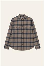 ΑΝΔΡΙΚΟ OVERSHIRT FLANNEL ΜΕ ΚΑΡΟ ΣΧΕΔΙΟ REGULAR FIT ''LENNON'' - LDM410199 ΜΠΕΖ LES DEUX