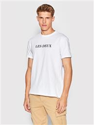 T-SHIRT LDM101099 ΛΕΥΚΟ REGULAR FIT LES DEUX