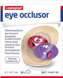 EYE OCCLUSOR ΥΠΟΑΛΛΕΡΓΙΚΑ ΑΥΤΟΚΟΛΛΗΤΑ ΦΩΤΟΣΤΕΓΑΝΑ ΕΠΙΘΕΜΑΤΑ 4.7CM X 6.7CM 30 ΤΕΜΑΧΙΑ LEUKOPLAST