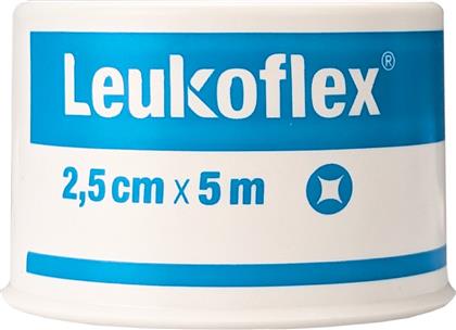 LEUKOFLEX TRANSPARENT WATERPROOF MEDICAL TAPE 2,5CM X 5M ΑΔΙΑΒΡΟΧΗ ΔΙΑΦΑΝΗΣ ΑΥΤΟΚΟΛΛΗΤΗ ΤΑΙΝΙΑ ΣΤΕΡΕΩΣΗΣ ΕΠΙΔΕΣΜΩΝ 1 ΤΕΜΑΧΙΟ LEUKOPLAST