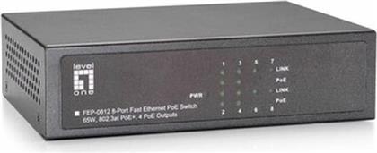 LEVELONE FEP-0812 NETWORK SWITCH FAST ETHERNET (100 MBPS) POE SUPPORT LEVEL ONE